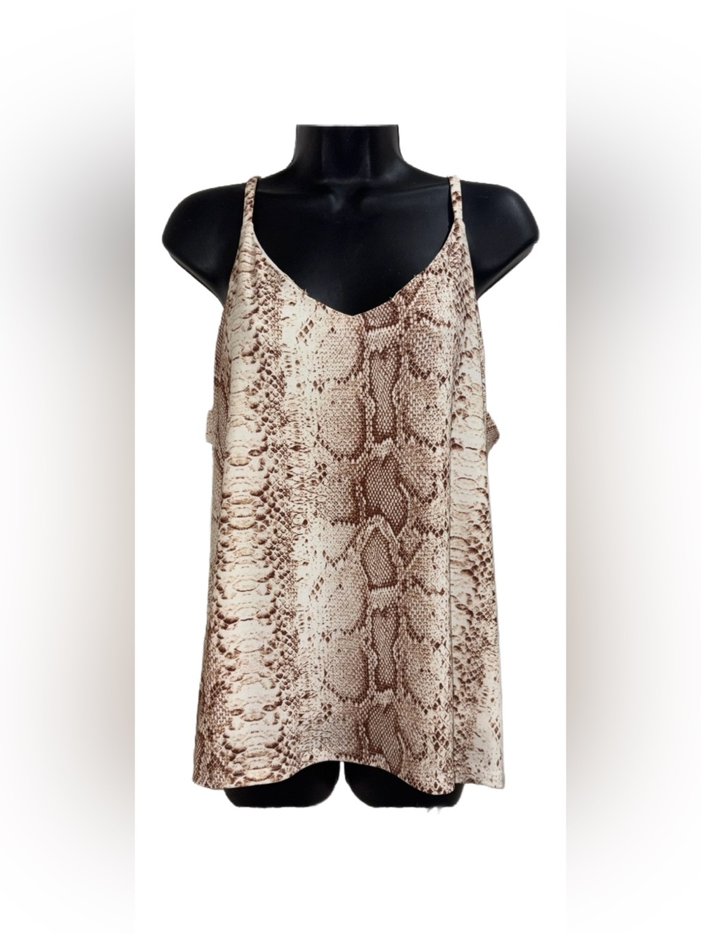 Snake Print Spaghetti Strap Tank Top ⭐️NWT⭐️